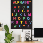 Rainbow Alphabet Poster (Heimbüro)