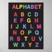 Rainbow Alphabet Poster (Vorne)