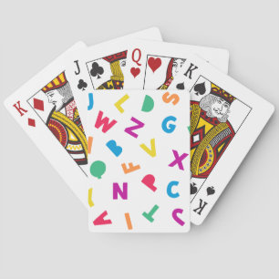 Rainbow Alphabet Scramble Spielkarten