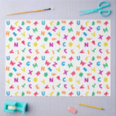 Rainbow Alphabet Scramble Tissue Seidenpapier (Basteln)