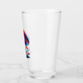 Rainbow Amanita Muscaria Glass Cup Glas (Links)