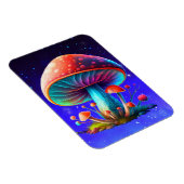 Rainbow Amanita Muscaria Magnet (Rechte Seite)