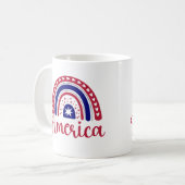 Rainbow America Kaffeetasse (Vorderseite Links)