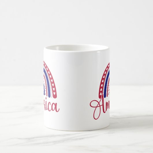 Rainbow America Kaffeetasse (Mittel)