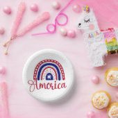 Rainbow America Pappteller (Party)