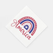 Rainbow America Serviette (Ecke)