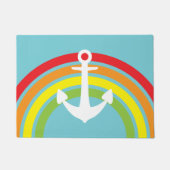 Rainbow Anchor Doormat Fußmatte (Vorderseite)