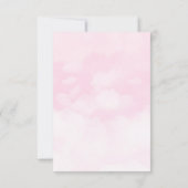 Rainbow and Castle Fairytale Geburtstag Einladung (Rückseite)