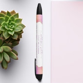 Rainbow and Gold Watercolor Agate Business Kugelschreiber