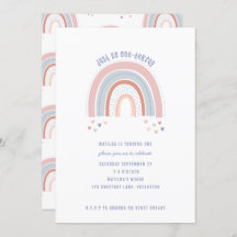 Rainbow and heart 1. Geburtstag laden