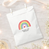 Rainbow and Hearts Birthday Party Fevor Bags Geschenktütchen (Ausgeschnitten)