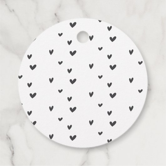 Rainbow and Hearts Birthday Vielen Dank für Ihre U Geschenkanhänger (Rückseite)