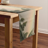 Rainbow and Tree Table Runner Kurzer Tischläufer (Beispiel)
