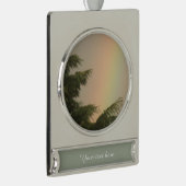 Rainbow and Trees Custom Ornament (Rechts)