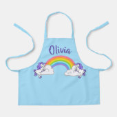 Rainbow and Unicorns Design-Schürze Schürze (Vorderseite)