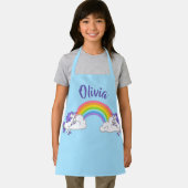 Rainbow and Unicorns Design-Schürze Schürze (Insitu)