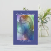 Rainbow Angel Beileid Karte (Stehend Vorderseite)