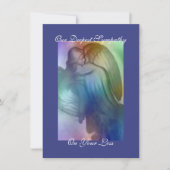 Rainbow Angel Beileid Karte (Vorderseite)