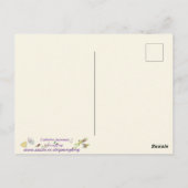 Rainbow Angel Feathers Christliche Prophetie Art Postkarte (Rückseite)