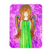 Rainbow Angel Magnet 3" x 4" (Vertikal)