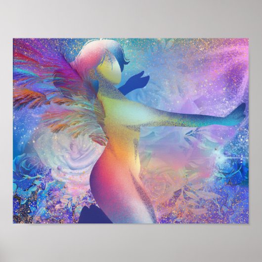 Rainbow Angel Poster (Vorne)