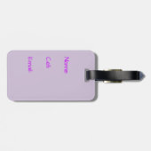 Rainbow Angel Travel Tag Gepäckanhänger (Rückseite horizontal)