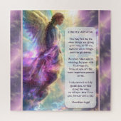 Rainbow Angel und Gedicht Puzzle (Vertikal)