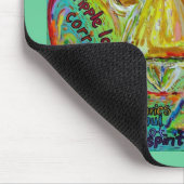 Rainbow Angel What Cancer Cannot Do Mousepad (Ecke)