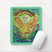 Rainbow Angel What Cancer Cannot Do Mousepad (Mit Mouse)