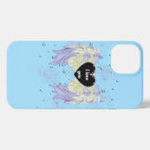 Rainbow angel wings iPhone hülle (Rückseite (Horizontal))