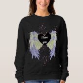 Rainbow angel wings sweatshirt (Vorderseite)
