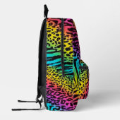 Rainbow Animal Muster Bedruckter Rucksack (Links)