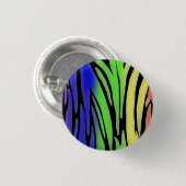 Rainbow Animal Print Button (Vorne & Hinten)