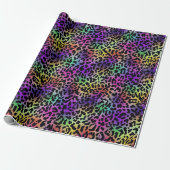 Rainbow Animal Print Geschenkpapier (Ungerollt)