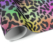 Rainbow Animal Print Geschenkpapier (Rolleneckpunkt)