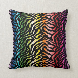 Rainbow Animal Print Kissen