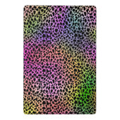 Rainbow Animal Print Mini Klemmbrett (Rückseite)