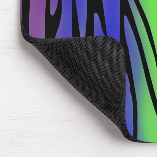 Rainbow Animal Print Mousepad (Ecke)