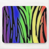 Rainbow Animal Print Mousepad (Vorne)