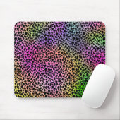 Rainbow Animal Print Mousepad (Mit Mouse)