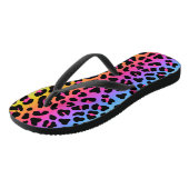 Rainbow Animalier Druckschuhe Flip Flops Badesandalen (Schrägansicht)