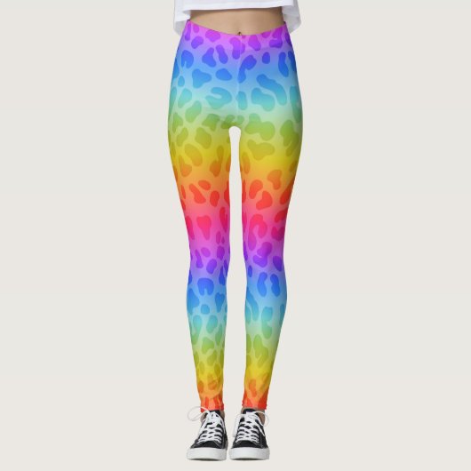 Rainbow Animalier Leggings (Vorderseite)