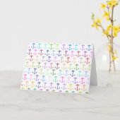 Rainbow-Ankerfeld Karte (Gelbe Blume)