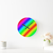 Rainbow anpassbar runde wanduhr (Zuhause)