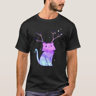 Rainbow Antler Cat Classic T - Shirt