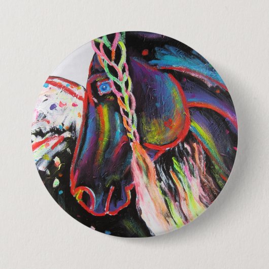 Rainbow Appaloosa Button (Vorderseite)