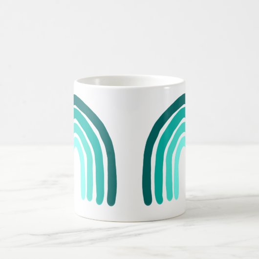 Rainbow Aquamarine Tasse (Mittel)