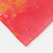 Rainbow Aquarell Spritzer stilvoll chic Fleecedecke (Ecke)