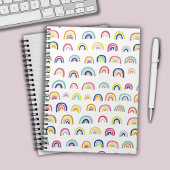 Rainbow-Aquarellmuster Notizblock