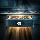 Rainbow-Aquarellpferd Keramikknauf